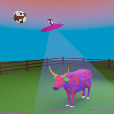 Low Poly Cow NFTs